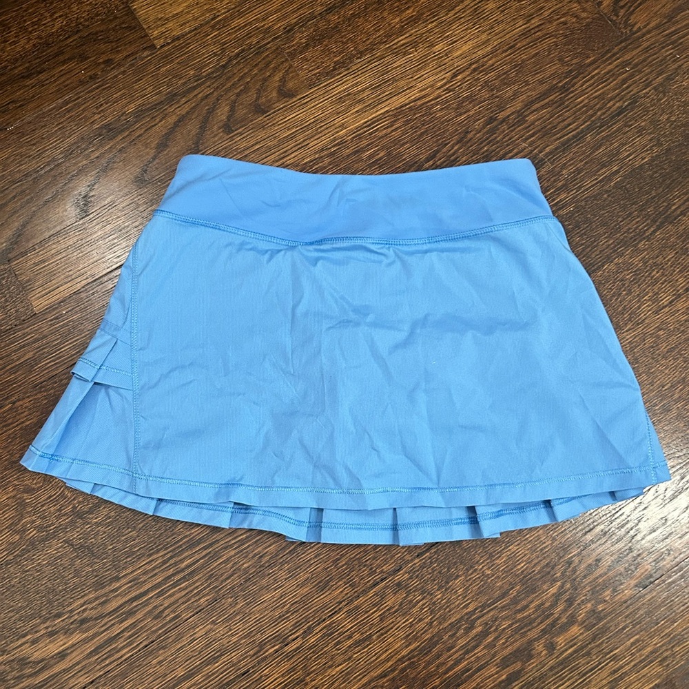 Light blue athletic skirt